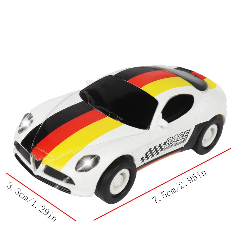 Voiture de slot analogique 1:64 pour Carrera GO et Scalextric – Voiture de course électrique à grande vitesse, véhicule jouet de piste de course de police
