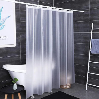 Doublure de rideau de douche imperméable en PEVA – Rideau de bain translucide à grain de soie pour salle de bain