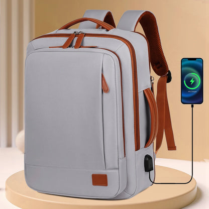 Unisex Lightweight Travel Backpack – Business Trip & Short-Distance Carry Bag with Laptop Storage, School Backpack & Multi-Purpose Organizer