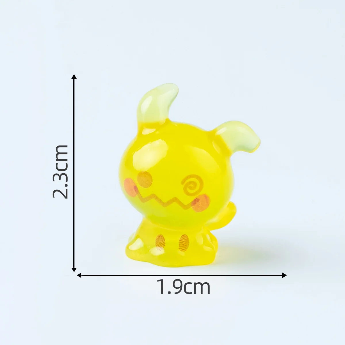 6PCS/SET Pokémon Anime Figures – Pikachu, Gengar, Bulbasaur & Charmander Luminous Cute Model Ornaments for Collection & Gifts