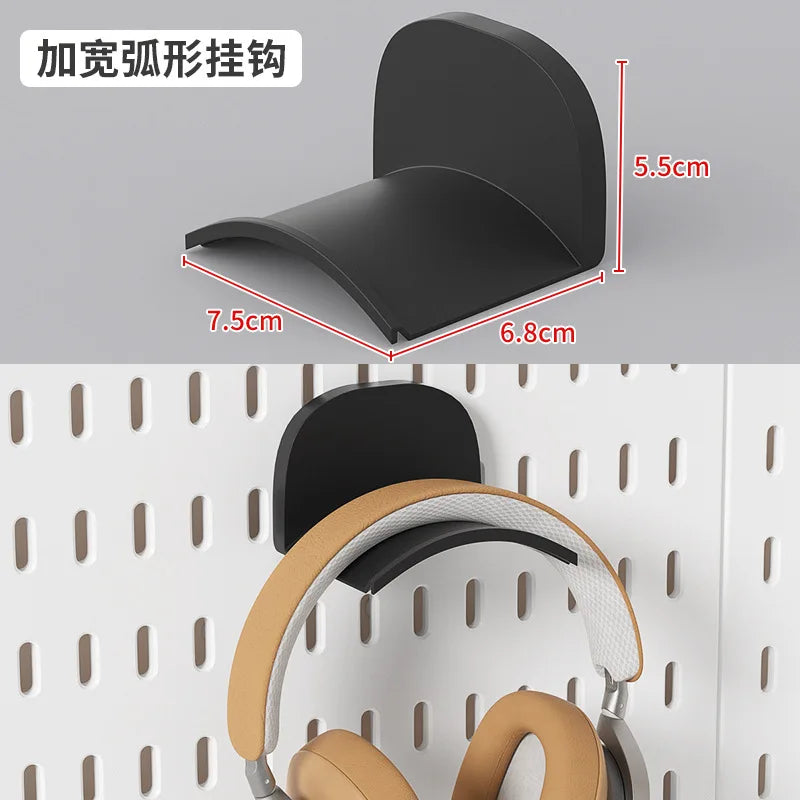 Organizador de pared de tablero perforado sin taladros – Panel de almacenamiento modular con estantes y accesorios para cocina, baño y sala de juegos