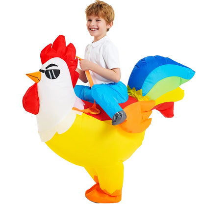 Kids’ Dinosaur Inflatable Costume – Fun Cosplay Party Outfit for Boys & Girls, Halloween, Christmas, Purim & Dress-Up Events