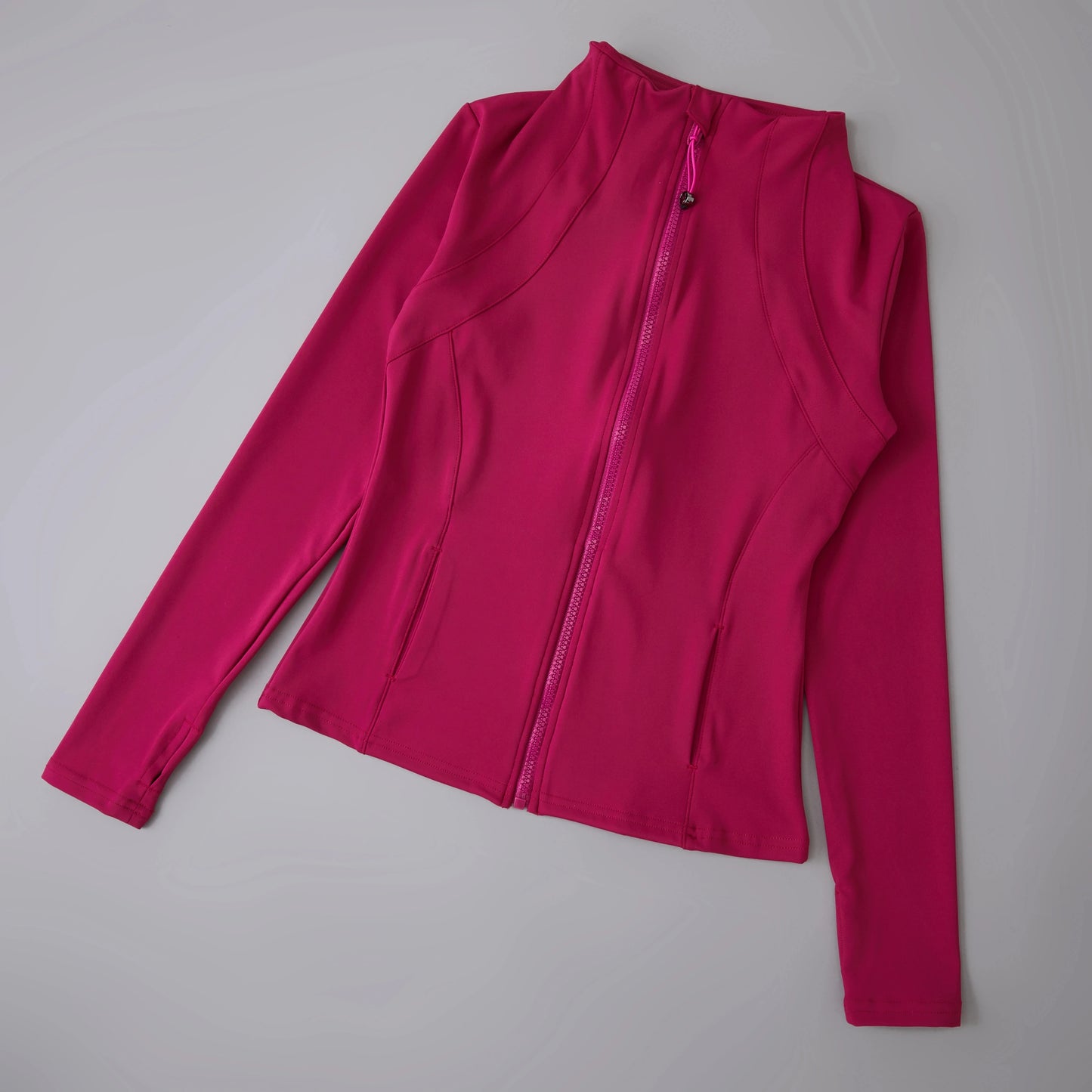 Women’s Yoga & Running Sports Jacket – Long Sleeve Windbreaker Activewear Sweatshirt for Workout & Training