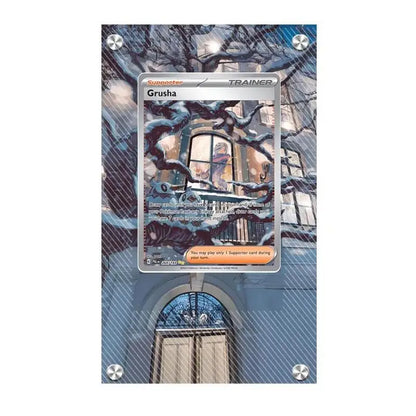 Présentoir en acrylique pour cartes Pokémon – Ronflex, Évoli, Mewtwo, Bulbizarre, Psykokwak et support de protection de style brique pour figurines