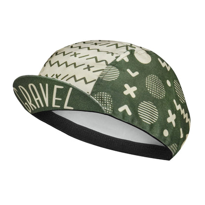 SweetMatt Retro Cycling Cap – Cartoon Beer, Coffee & Ice Cream Print Quick-Dry Polyester Sports Hat for Summer Bike Riding