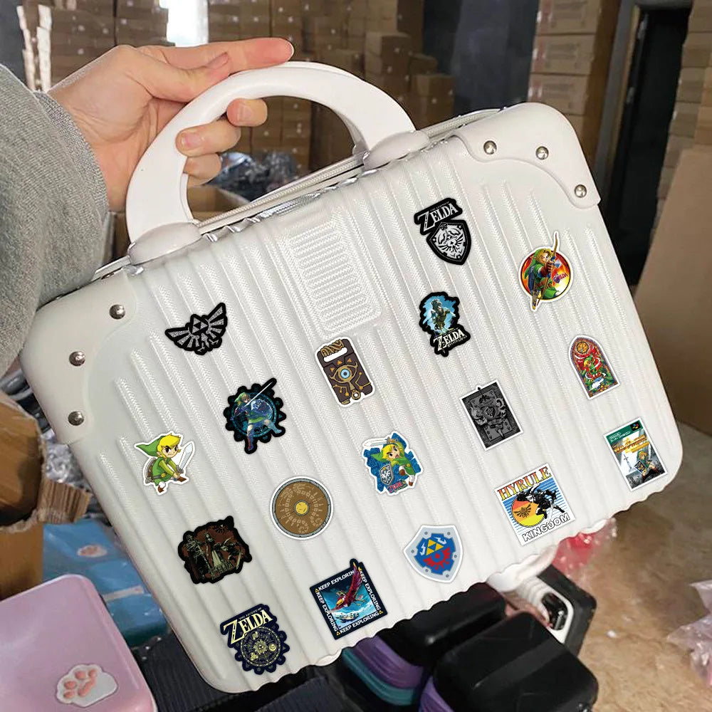 200pcs The Legend of Zelda Graffiti Stickers – Waterproof Decoration Set for Phone, Skateboard & Luggage