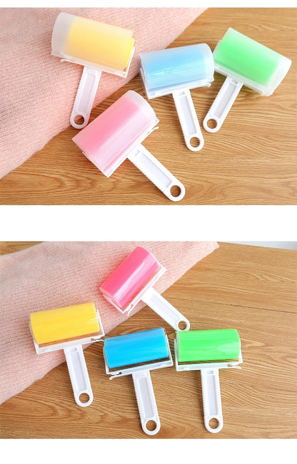 Reusable Pet Hair Remover Roller – Washable Sticky Lint Roller for Clothes, Furniture, Carpet & Sofa