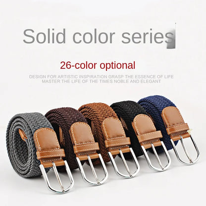 Unisex Canvas Belt Adjustable Nylon Waist Belt for Jeans, Casual & Outdoor Wear (107/120cm)