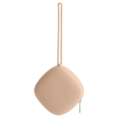 Étui portable pour sucette de bébé – Boîte de rangement en silicone de qualité alimentaire avec fermeture éclair pour voyage et accessoires pour bébé