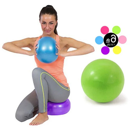 25CM Yoga Pilates Ball – Mini Balance Exercise Fitness Ball for Core Training, Gymnastics, Indoor Workouts & Yoga Equipment