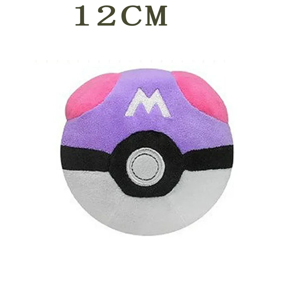 Pokémon Pokéball Plush Keychain – Master Ball, Ultra Ball, Premier Ball & Strange Ball Soft Anime Stuffed Toy Bag Ornament Gift