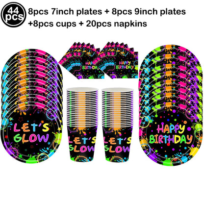 Neon UV Reactive Party Hats – Fluorescent Formal Hats for Glow Parties, Festivals & Events