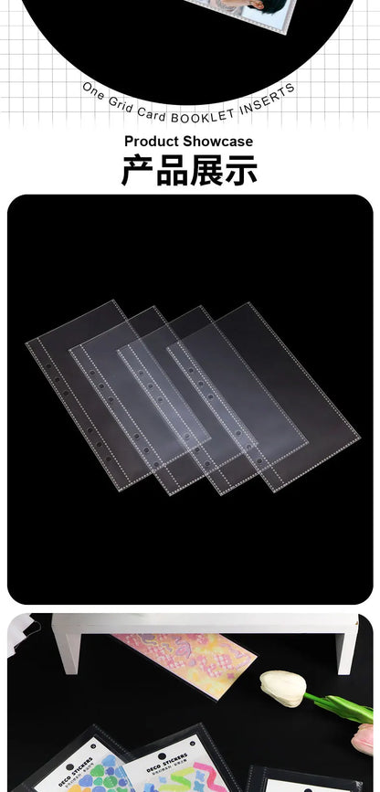 A6 Transparent File Holder Notebook – 6 Hole PVC Loose Leaf Binder Document Storage Pouch