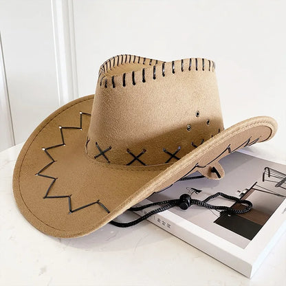 Bride Cowgirl Cowboy Hat – White Western Hat for Bachelorette Parties, Weddings & Bridal Showers