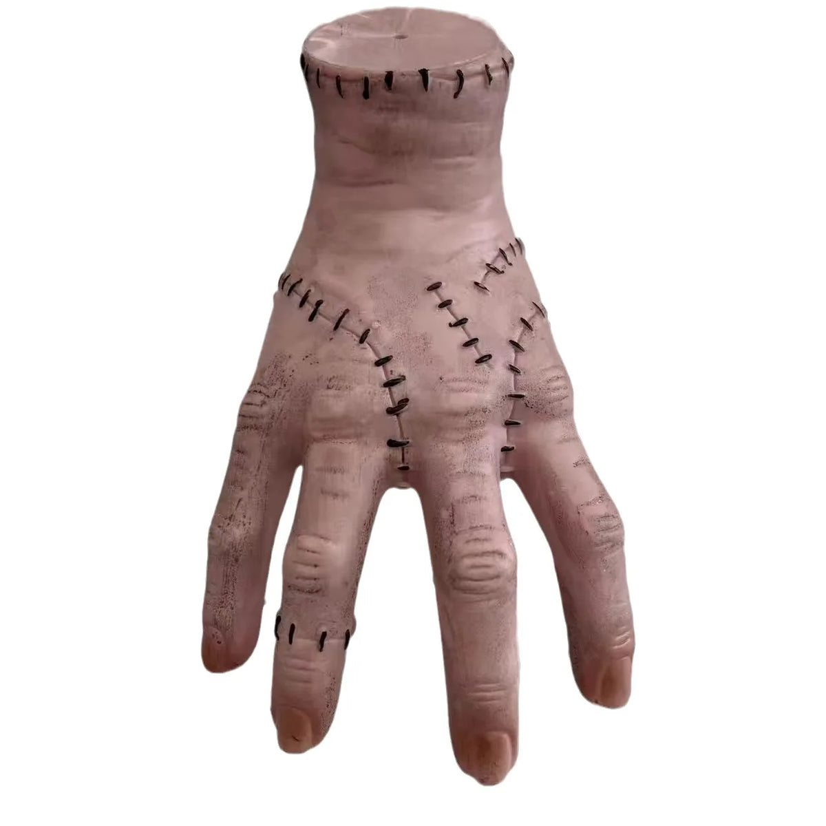 Halloween Horror Broken Hand Prop – Wednesday Thing-Inspired Latex Hand Figurine for Desktop Decor, Crafts, Halloween Parties & Costume Props
