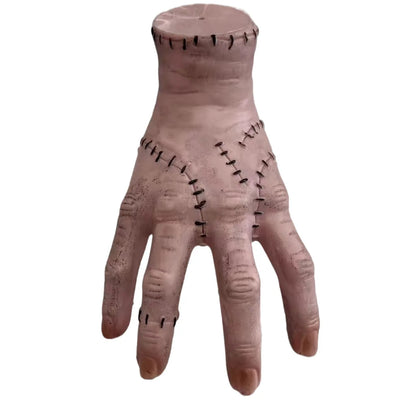 Halloween Horror Broken Hand Prop – Wednesday Thing-Inspired Latex Hand Figurine for Desktop Decor, Crafts, Halloween Parties & Costume Props