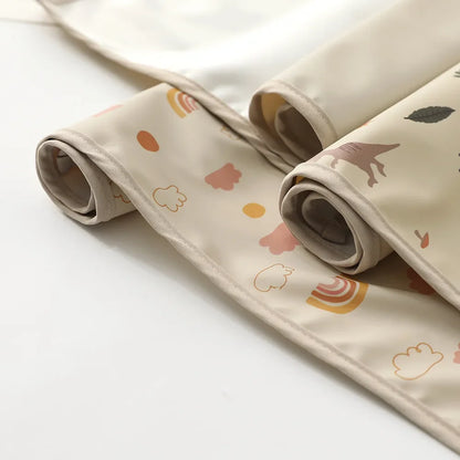 Matelas à langer imperméable réutilisable – Housse de matelas à langer portable pliable pour nouveau-nés, voyages et jeux