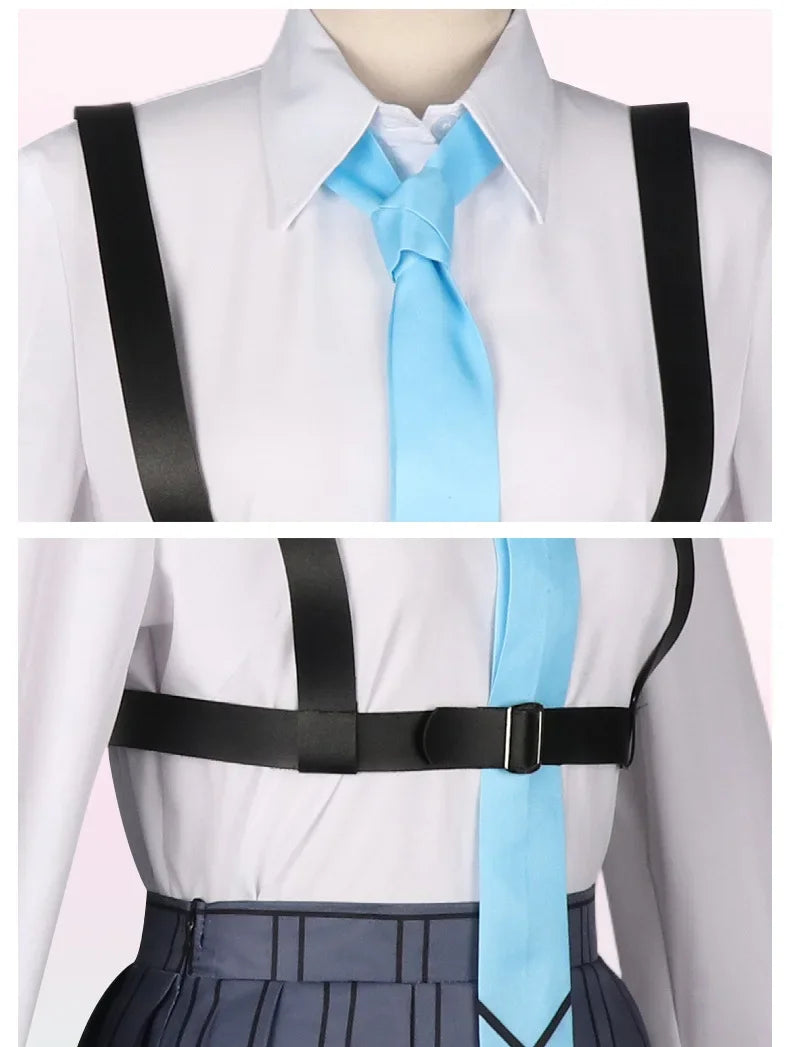 Blue Archive Takanashi Hoshino Cosplay Costume – Full Set with Wig | Anime Game Role Play Outfit