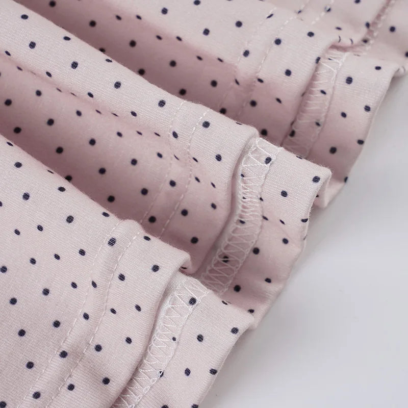 Women’s Sweet Polka Dot One Shoulder T-Shirt Korean Style Slim Fit Summer Casual Office Top