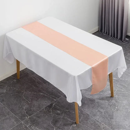 Luxury Satin Table Runner – Modern Elegant Pattern Table Decoration for Wedding, Birthday Party, Hotel, Banquet & Events