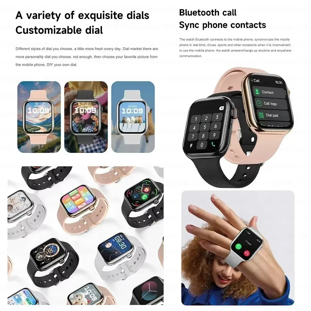 Watch 11 Smartwatch – GPS Bluetooth Calling NFC Smart Watch with Body Temperature Monitor & Always-On Display for Android & iPhone