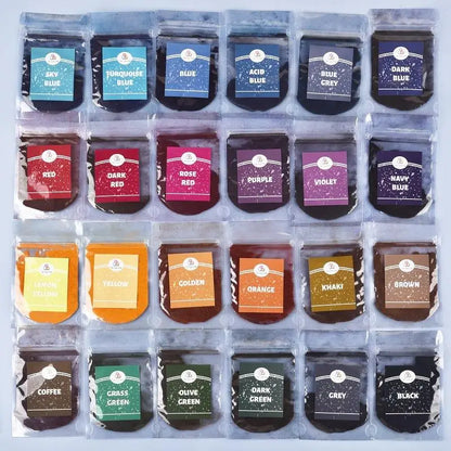 10 g de teinture textile en poudre – Teinture multi-usage pour coton, nylon, tie-dye et restauration de vêtements