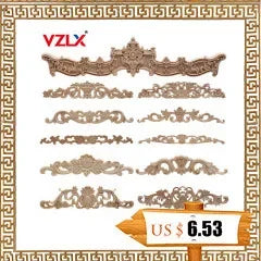 Appliques décoratives en bois moulé – Boiseries murales sculptées pour meubles, armoires, coins et décoration intérieure