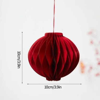 Chinese New Year 3D Hanging Ball Ornaments – Festive New Year Pendant Decorations for Wedding, Party, Tree & Home Decor
