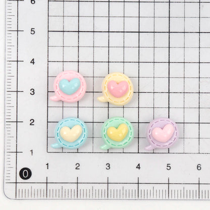 30/300pcs Mini Breloques en Résine Bonbon Fleur Amour – Mignons Accessoires de Bricolage pour Nail Art, Barrettes à Cheveux, Scrapbooking, Bijoux Faits Main et Projets Créatifs pour Enfants