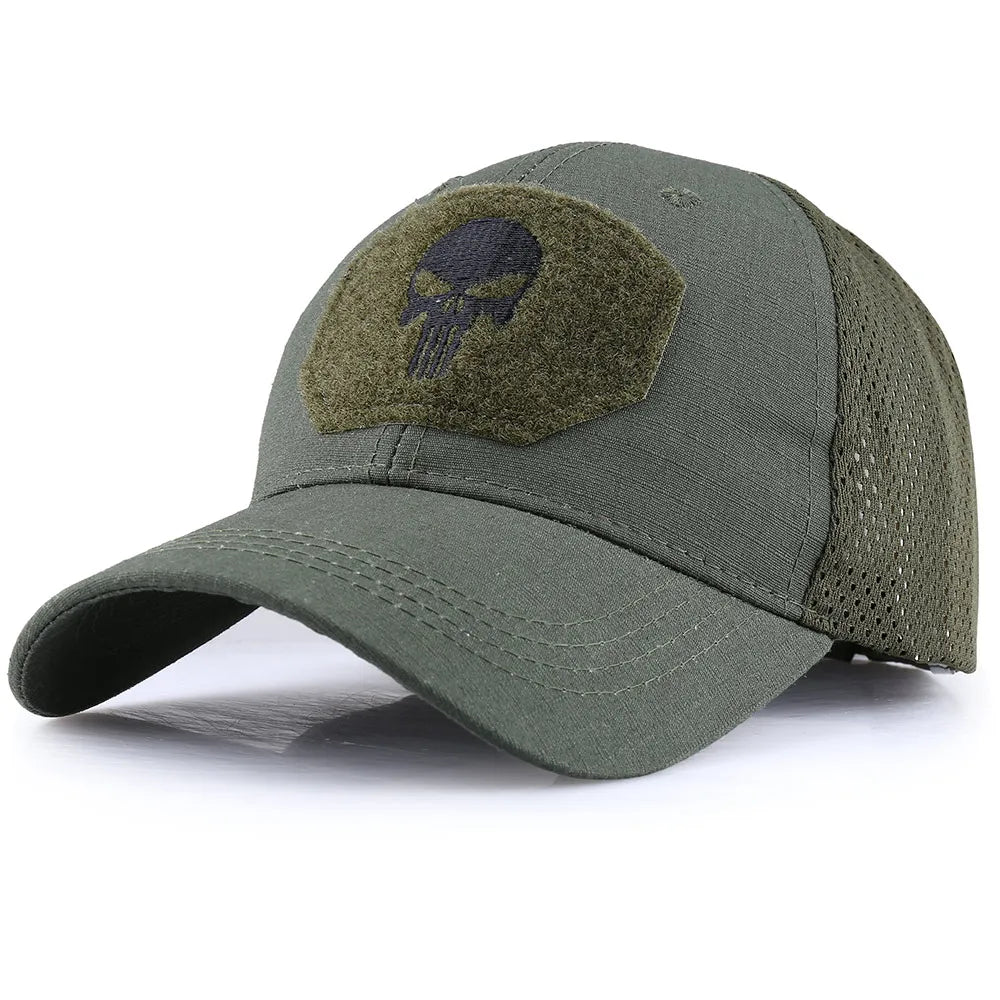 2026 Unisex Summer Baseball Cap – Breathable Sun Protection Hat for Men & Women, Outdoor Sports Skull Head Cap
