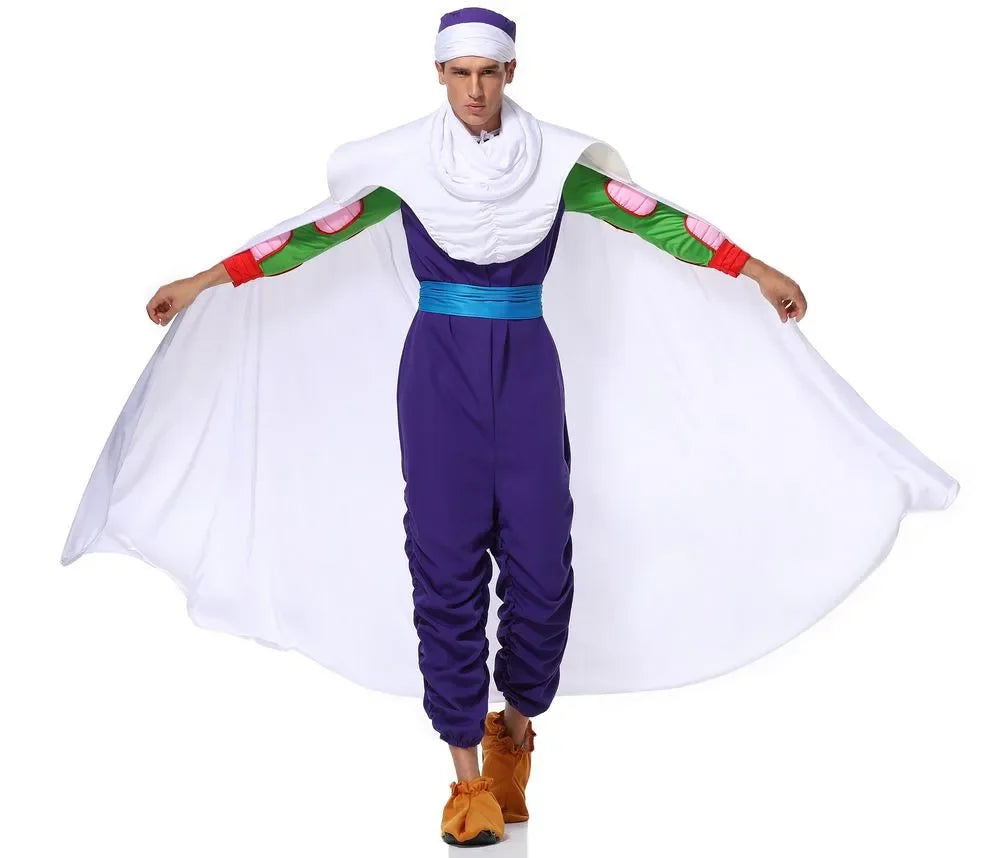 Dragon Ball Master Roshi (Kame Sennin) Cosplay Costume – Adult Men Anime Jumpsuit Outfit for Halloween, Carnival & Roleplay Events