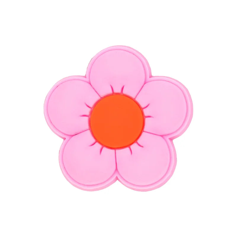 1/30PCS Girls' Shoe Charms – Flower, Perfume, Piano & Cassette Clog Pins in Pink, Cute Shoe Decorations for Women & Kids