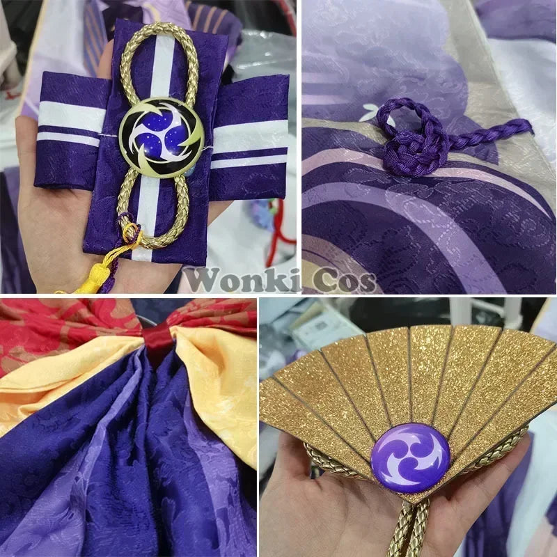Game Impact Cosplay Wig & Costume Set – Full Anime Carnival Roleplay Outfit for Halloween, Convention & Party Wear