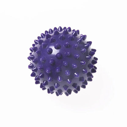Balle de massage à picots en PVC de 7 cm – Balle de physiothérapie rigide pour soulager la fasciite plantaire, la récupération musculaire, la musculation et le massage sportif