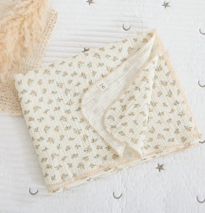 Summer Baby Muslin Blanket – Soft Newborn Swaddle Wrap Receiving Blanket for Infant Crib & Sleeping