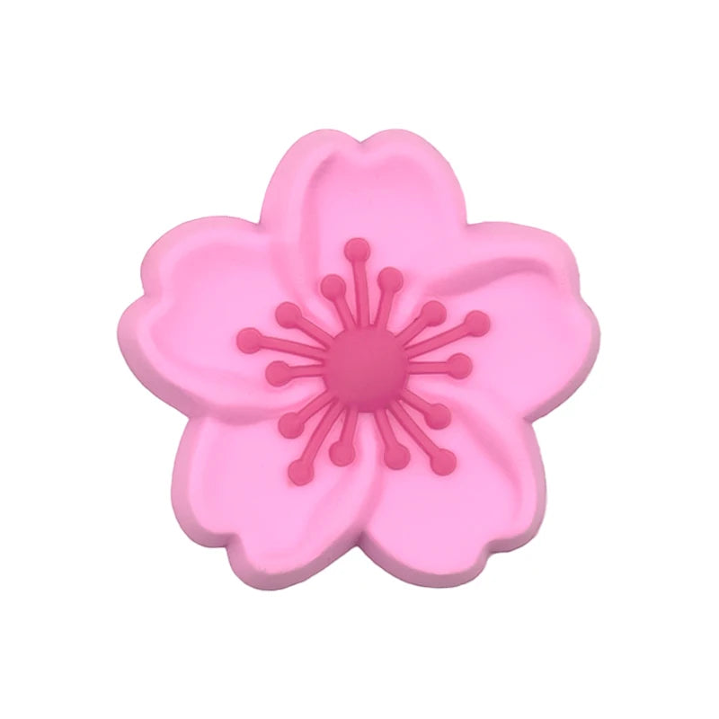 1/30PCS Girls' Shoe Charms – Flower, Perfume, Piano & Cassette Clog Pins in Pink, Cute Shoe Decorations for Women & Kids