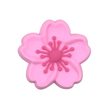 1/30PCS Girls' Shoe Charms – Flower, Perfume, Piano & Cassette Clog Pins in Pink, Cute Shoe Decorations for Women & Kids