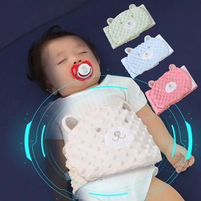 Faja suave para bebé con paquete térmico de frijoles rojos – Envoltura abdominal de dibujos animados para bebés para calor, alivio de gases y comodidad estomacal