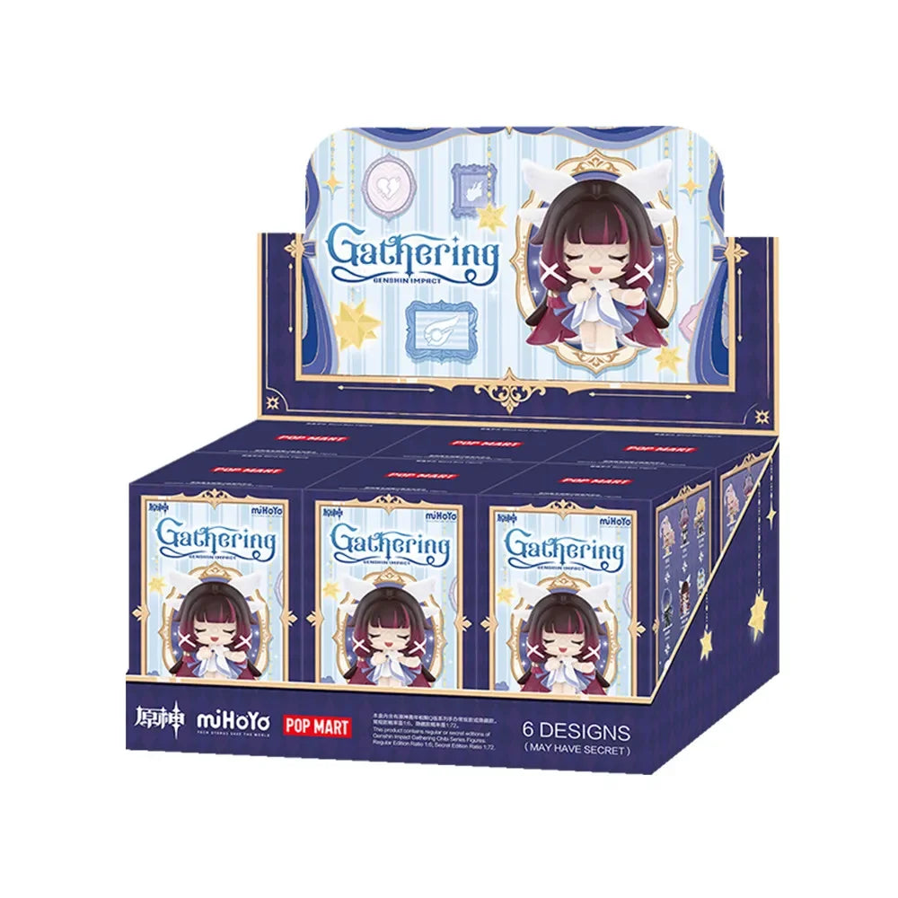 POP MART Genshin Impact New Year Gathering Q Version Series – Mystery Blind Random Box Action Figure, Collectible Toy & Surprise Gift