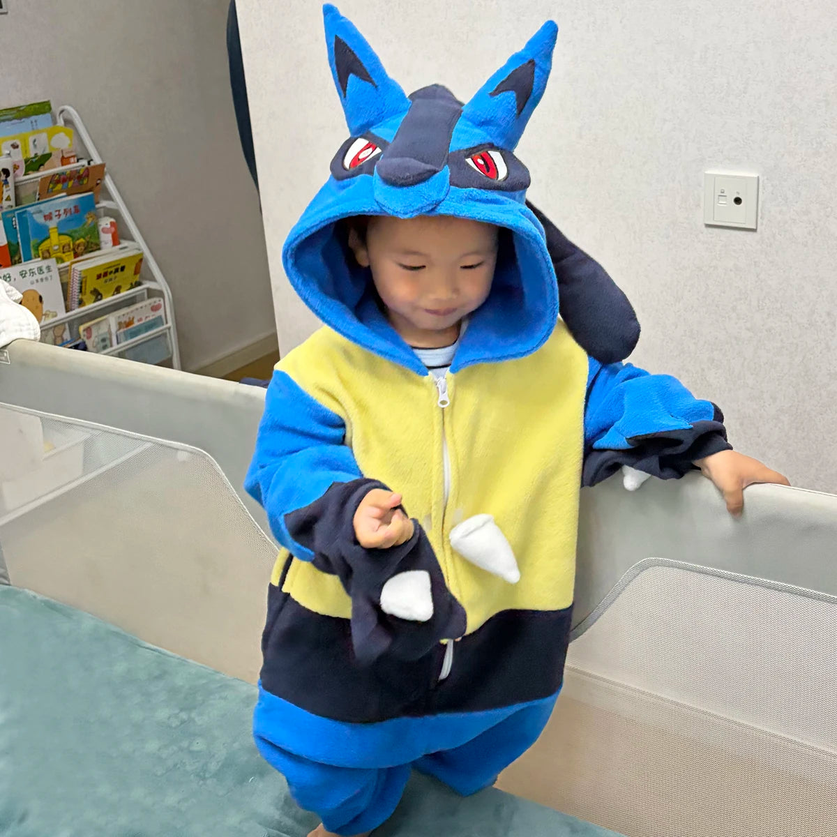Kids Kigurumi Cosplay Costume – Full Body Onesie Pajamas Sleepwear for Boys & Girls, Halloween, Christmas & Dress-Up Gift Outfit