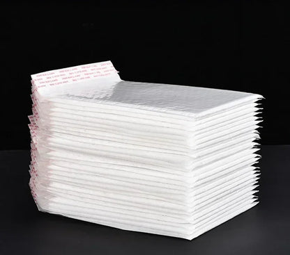 Sobres de burbujas blancos – Sobres de envío acolchados impermeables con autocierre, bolsas de embalaje de burbujas gruesas para envíos seguros (11/15/23 cm)