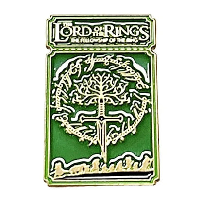 Durin's Doors Enamel Pin Brooch – Fantasy Lord Ring Inspired Lapel Badge for Women & Men | Collectible Fashion Jewelry Gift