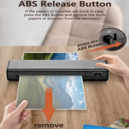 9-Inch A3/A4 Laminating Machine – Fast 90-Second Preheat Hot & Cold Laminator for Documents, Photos, Cards & Office Use