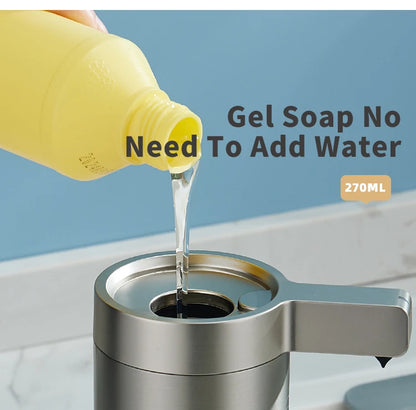 270ml Automatic Touchless Soap Dispenser – Smart Infrared Sensor Liquid Soap Dispenser with 304 Stainless Steel for Kitchen & Bathroom