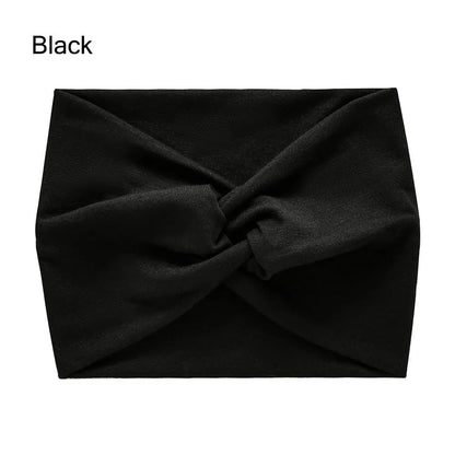 Extra Large Twisted Headband – Thick Wide Turban Hair Wrap for Women | Workout Yoga Fashion Hair Accessories