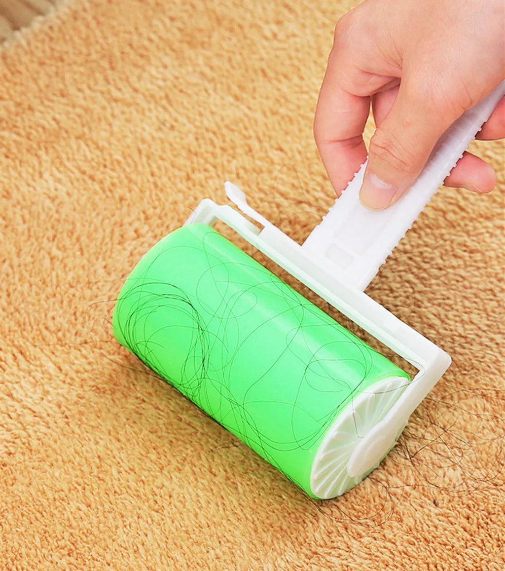 Reusable Pet Hair Remover Roller – Washable Sticky Lint Roller for Clothes, Furniture, Carpet & Sofa
