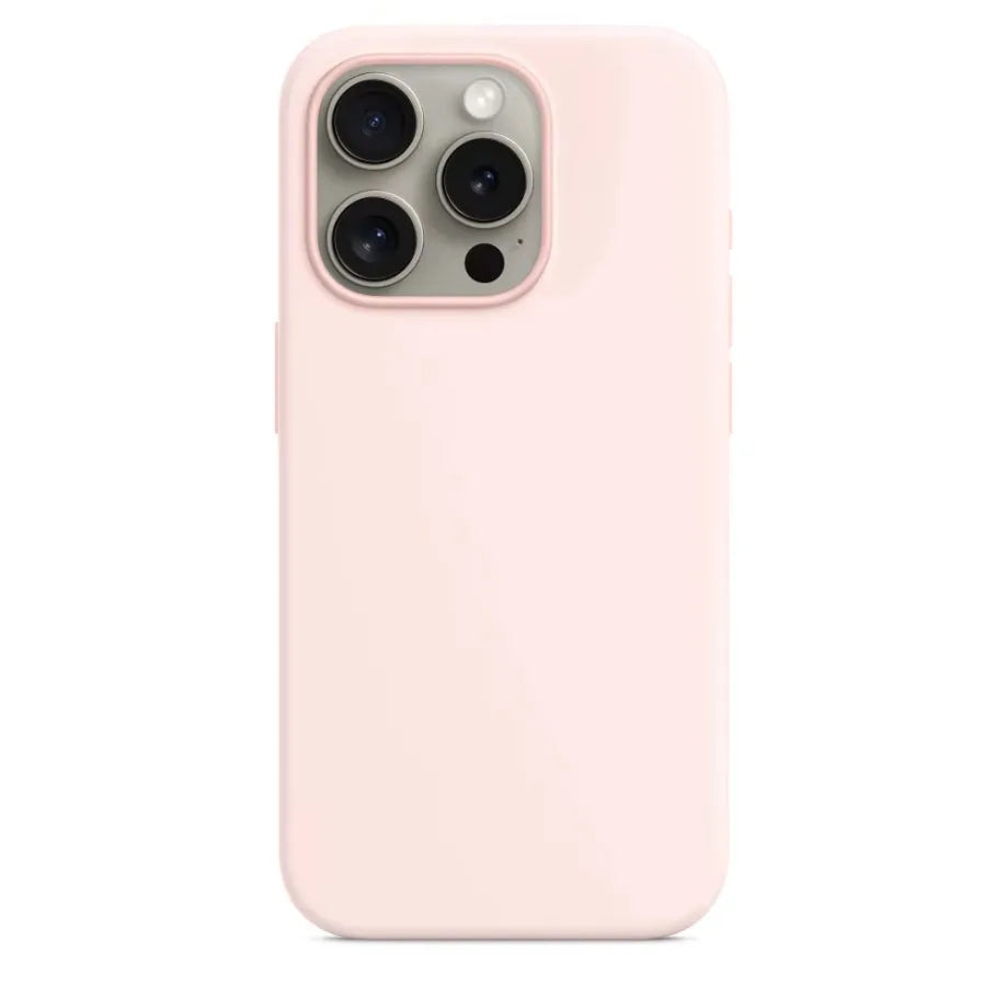 Coque MagSafe en silicone liquide pour iPhone 15 Pro Max – Housse de protection magnétique compatible avec la recharge sans fil