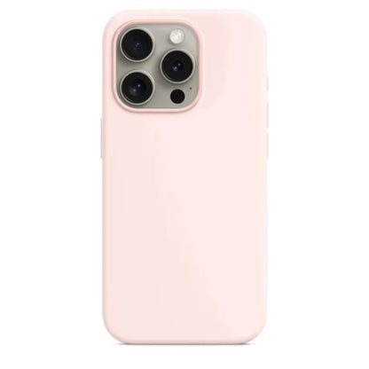 Coque MagSafe en silicone liquide pour iPhone 15 Pro Max – Housse de protection magnétique compatible avec la recharge sans fil
