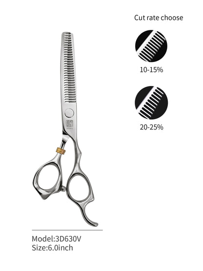 TITAN Professional Barber Scissors – Japan 440C Steel Hair Cutting & Thinning Shears | 5.0/5.5/6.0/6.5 Inch Hairdressing Tools