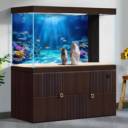 Aquarium Background Wallpaper – Fish Tank Sticker for Saltwater & Freshwater Aquariums, Turtle Tanks & Fish Tank Decorations